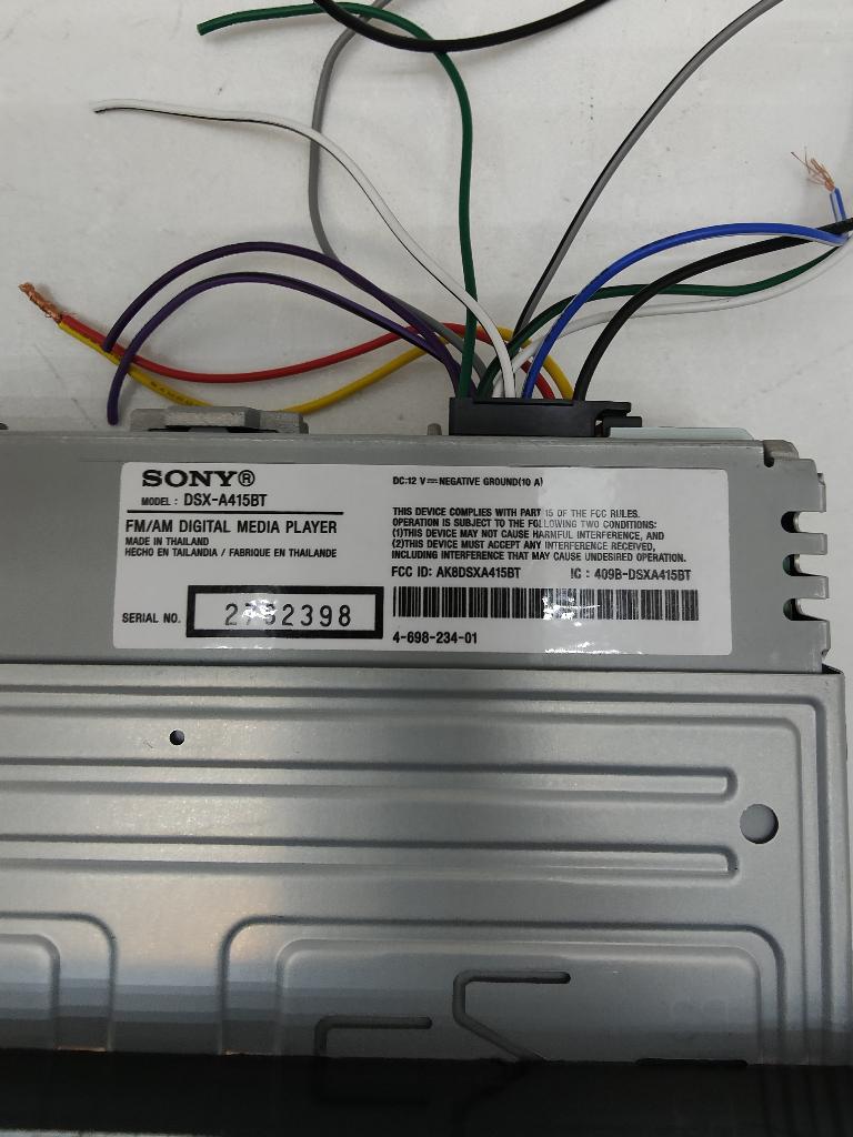 Sony DSXA415BT Digital Media Receiver With Bluetooth & Satellite Radio