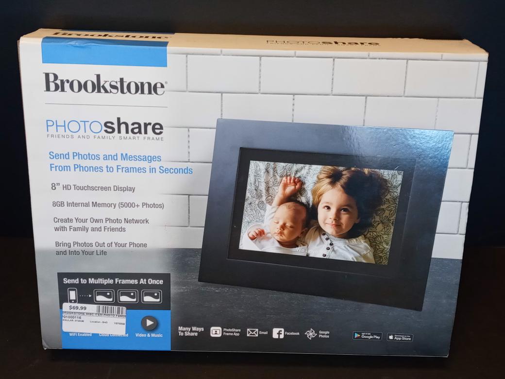 BROOKSTONE PHOTO FSM08BLB Very Good HFO