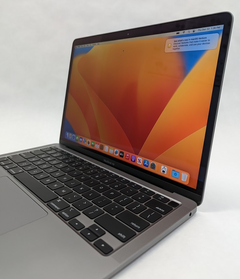 Apple Macbook Air 2020 M1 MGN63LL/A macOS Ventura 8GB RAM 256GB
