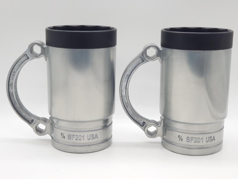 SnapOn 95th Anniversary Limited Edition 2 Piece "Flankard" Socket Mug Set Very Good Buya