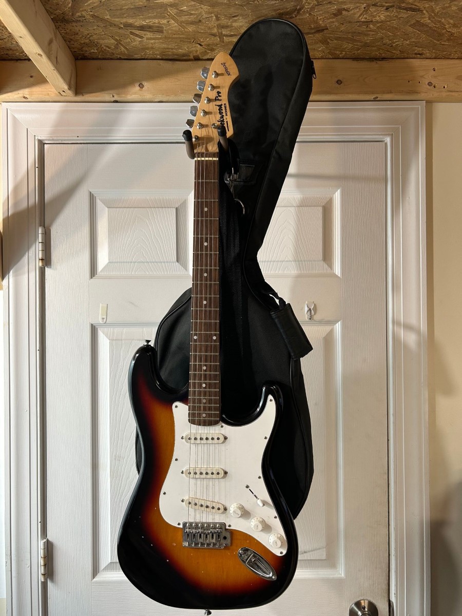 Hohner Rockwood Pro Sunburst Right Handed Strat Style Electric Guitar