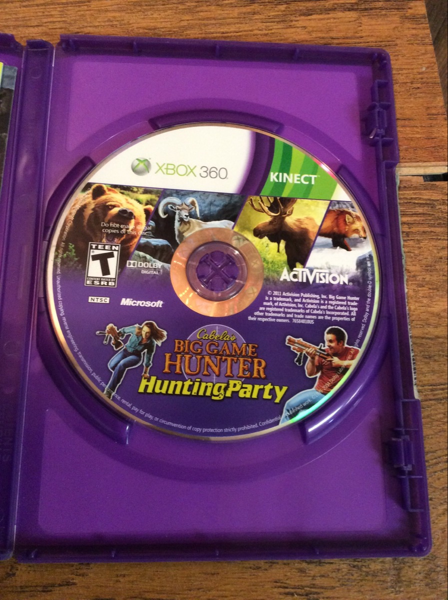 MICROSOFT CABELAS BIG GAME HUNTER HUNTING PARTY Acceptable Buya