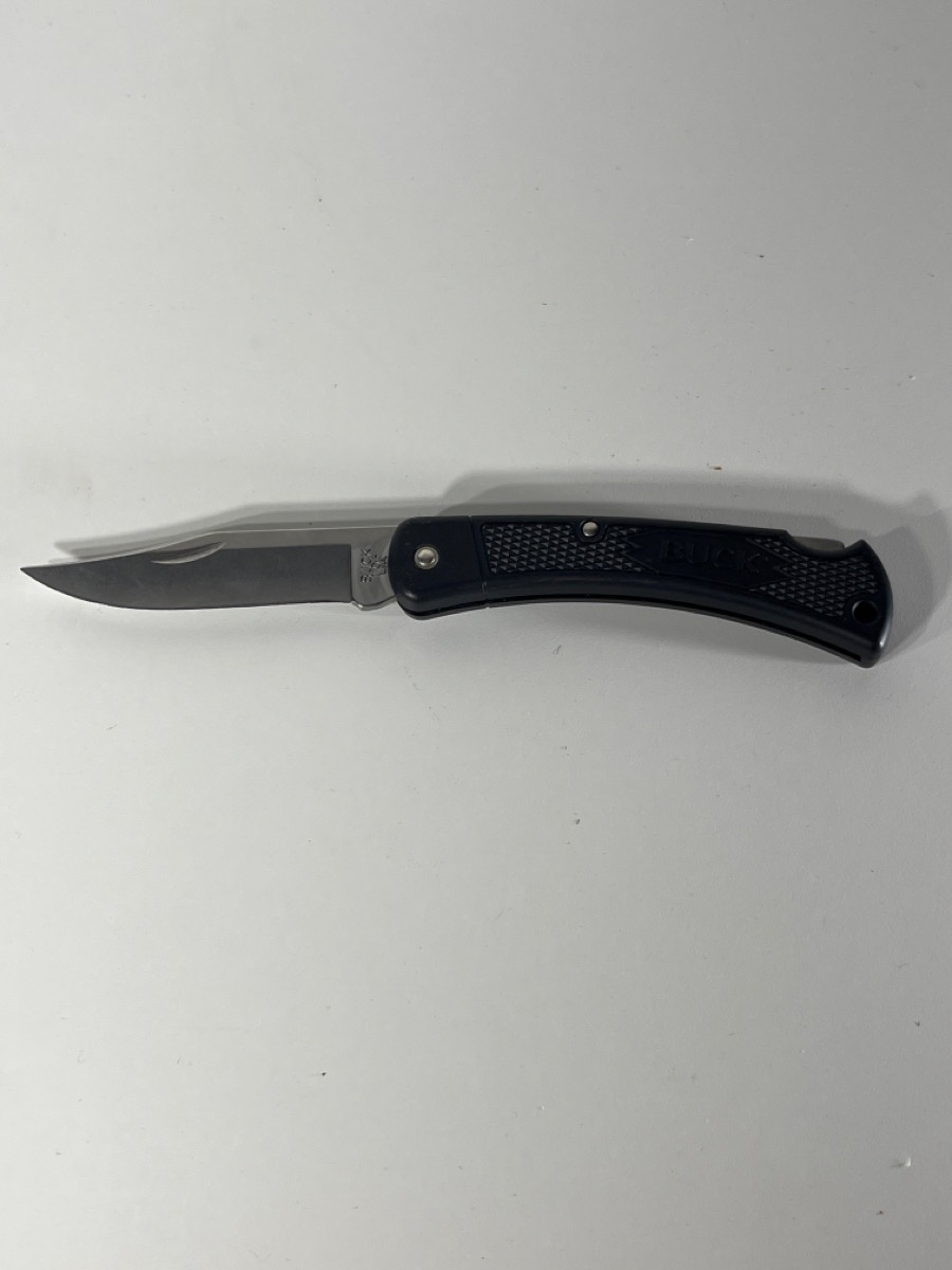 POCKET KNIVES / SWORDS OTHER BUCK 110, NSN; B> (BLK) POCKET KNIFE WITH