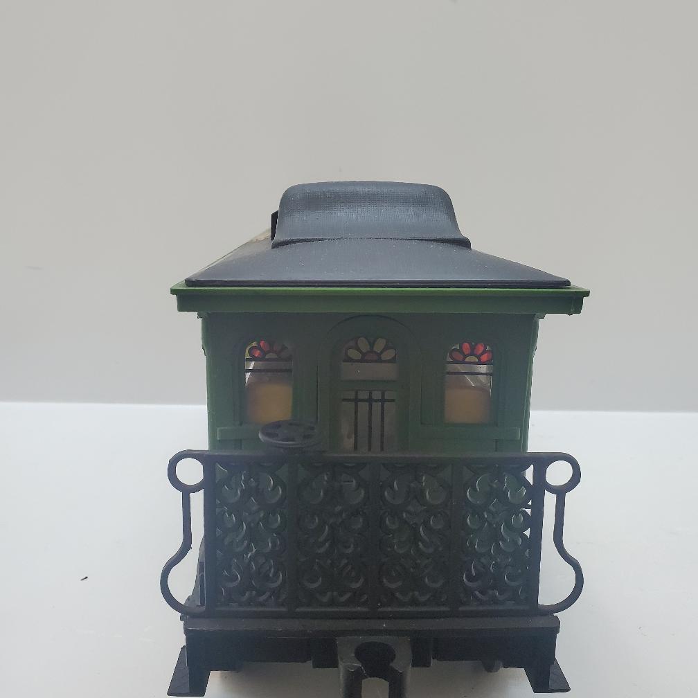 Jim Beam Train Decanter 1099 Central Railroad of New Jersey Green EMPTY