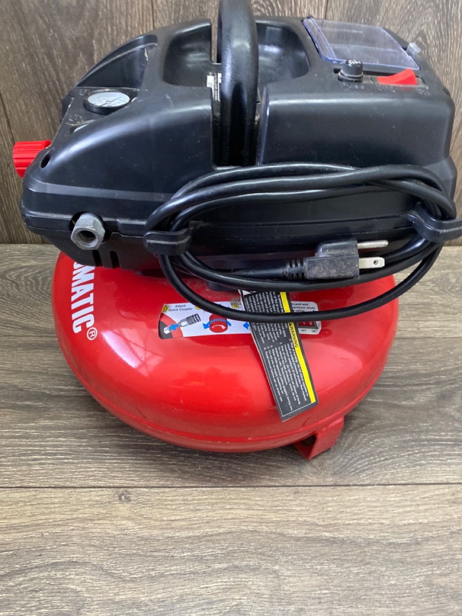 CENTRAL TOOLS PANCAKE AIR COMPRESSOR 3 GALLON 60637 Acceptable Buya