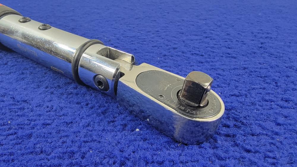 Snapon TECH2FR100 3/8" Drive Techwrench FlexHead Torque Wrench Good