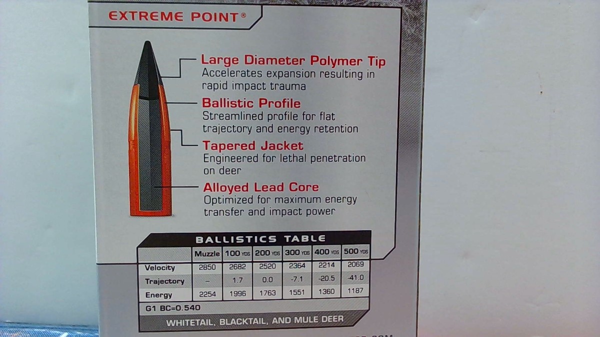 WINCHESTER DEER SEASON XP BRASS 6.5 CREEDMOOR 125GRAIN 20ROUNDS