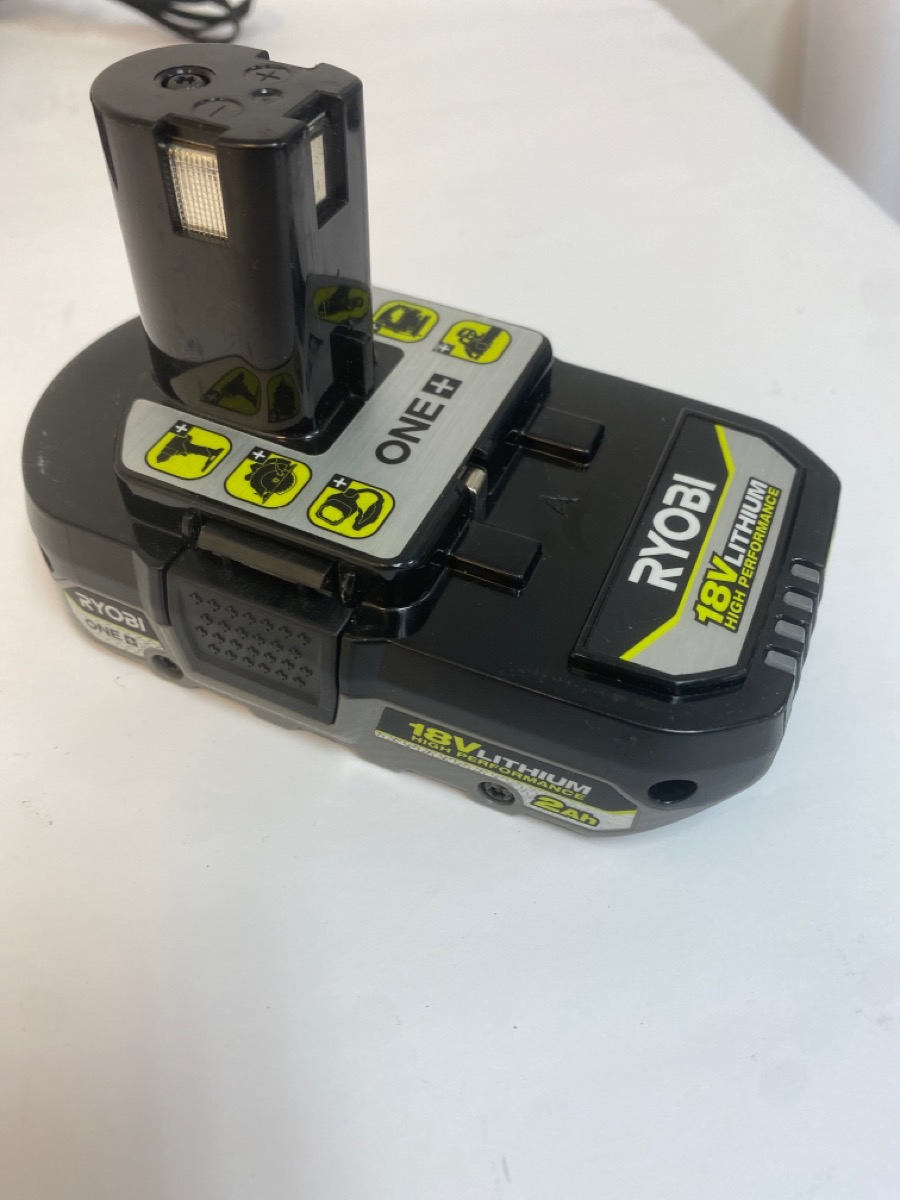 RYOBI 18V 2AH BATTERY PACK AND CHARGER PBP003 Like New Capitol City Pawn & Jewelry Topeka KS