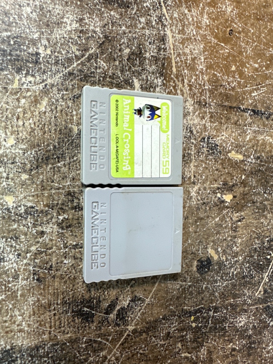 NINTENDO GAMECUBE INDIGO WITH ALL CORDS AND AFTERMARKET CONTROLLER *TESTED* Good Buya