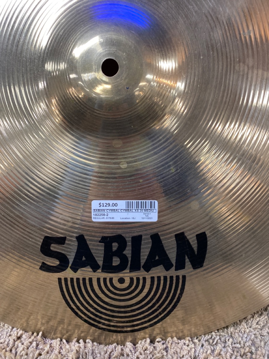 SABIAN XS20 MEDIUM RIDE CYMBAL Good Buya