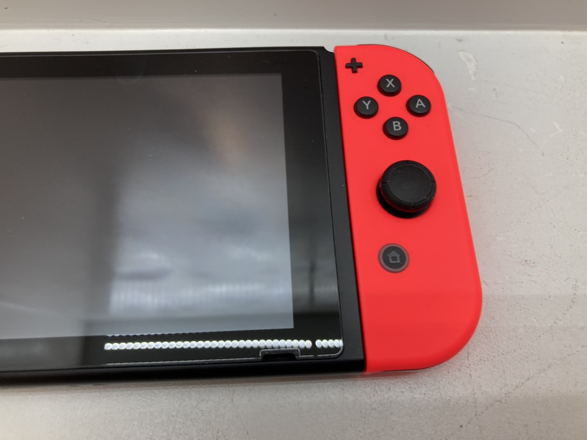 Nintendo Switch HAC001 Neon Blue Red Handheld Console Grip Dock