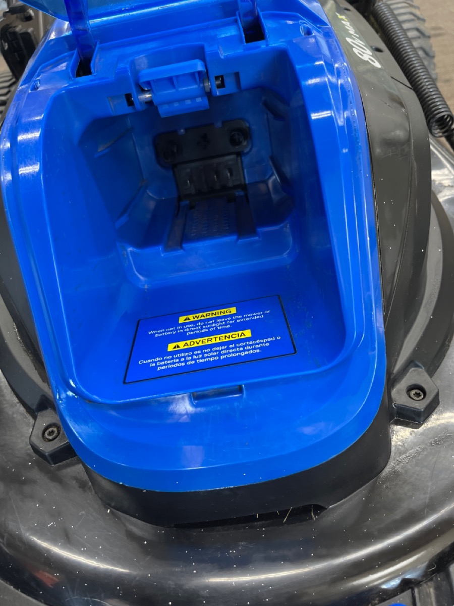 KOBALT 80V BATTERY POWERED LAWNMOWER Good Buya