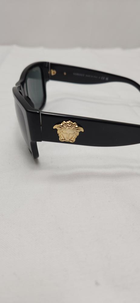 Versace Medusa Sunglasses Ve4275 Gb187 Acetate Black Gold Black 58 