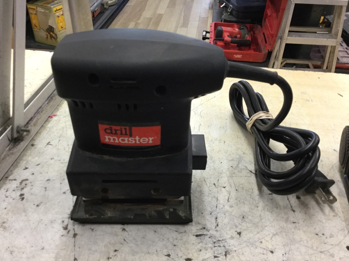 DRILL MASTER MASTER ORBITAL HAND SANDER 61509 Very Good Buya