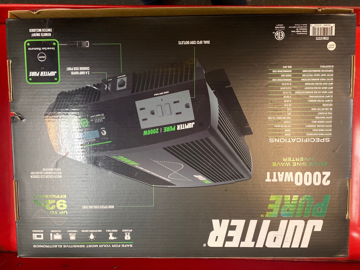 JUPITER PURE 2000 WATT PURE SINE WAVE INVERTER Brand New Buya