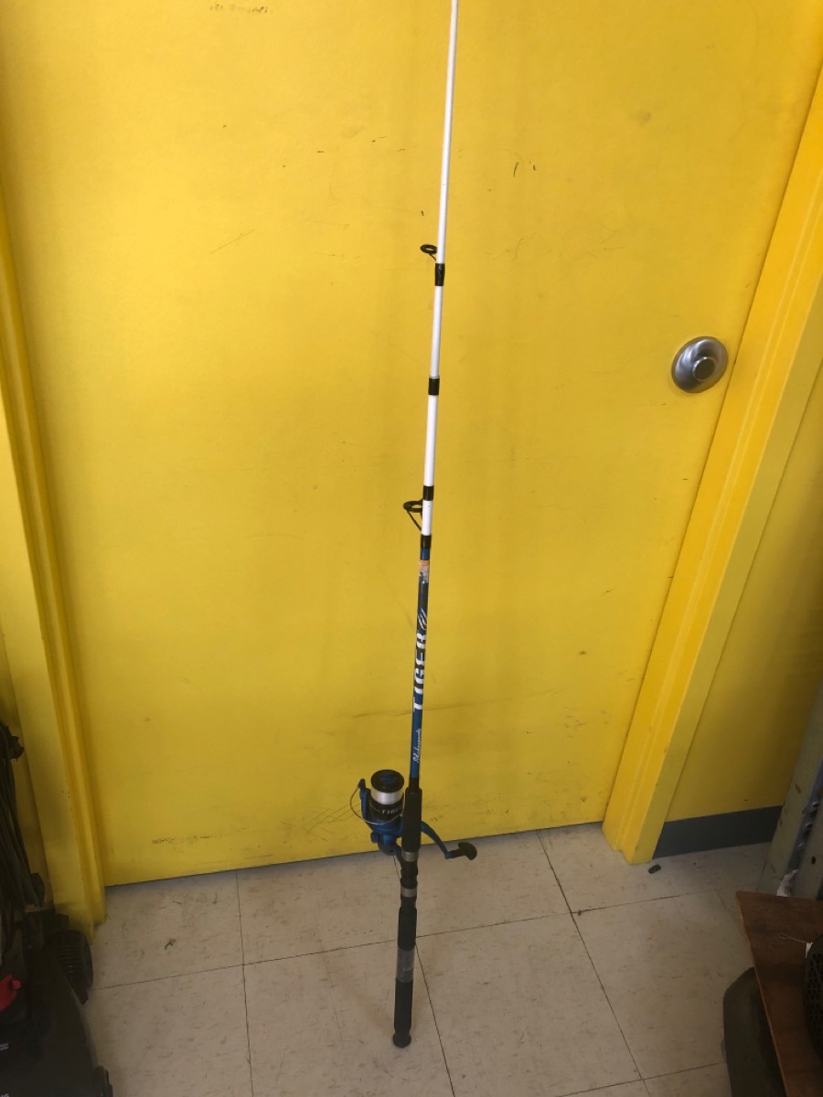 SHAKESPEARE FISHING TIGER SPINNING ROD AND REEL Very Good Buya