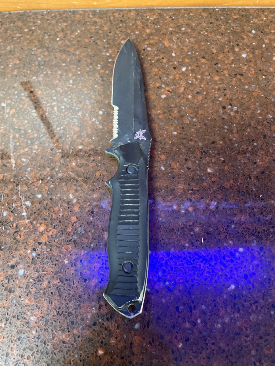 BENCHMADE 140 NIMRAVUS FIXED BLADE KNIFE Acceptable Buya