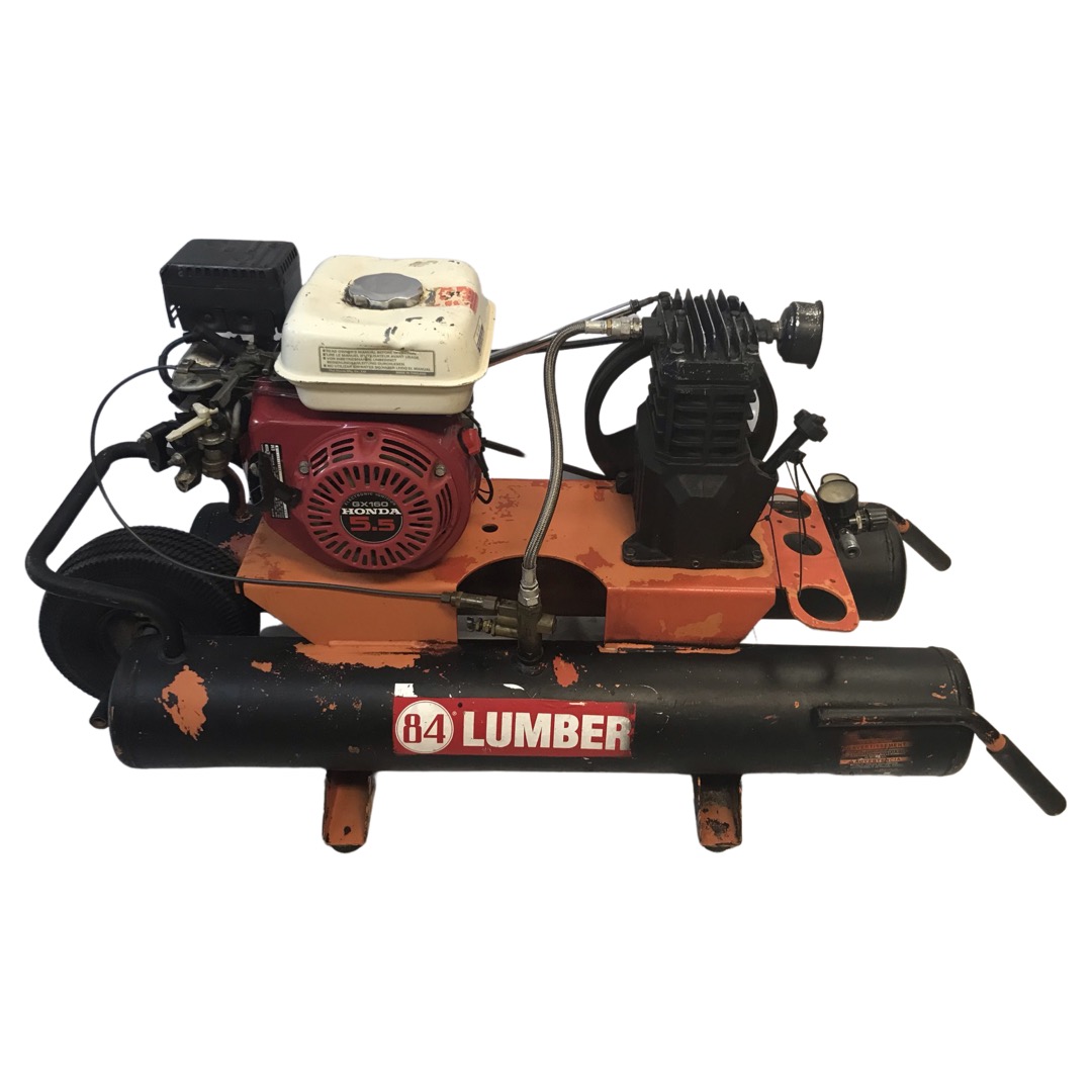 RIDGID GAS POWERED WHEELBARROW AIR COMPRESSOR GP90135A ASIS For parts