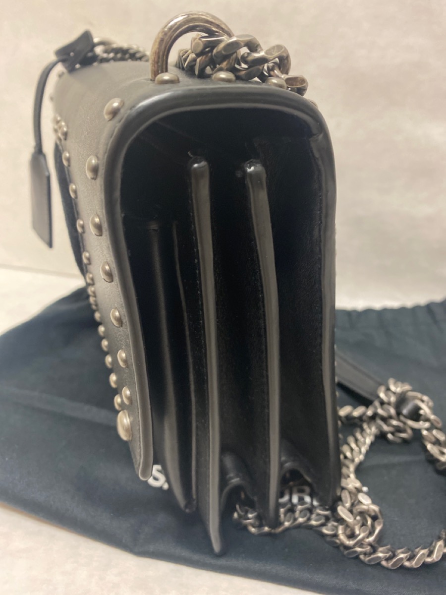 YSL HeartDetail Studded Crossbody Bag. Good Capital Pawn Salem OR