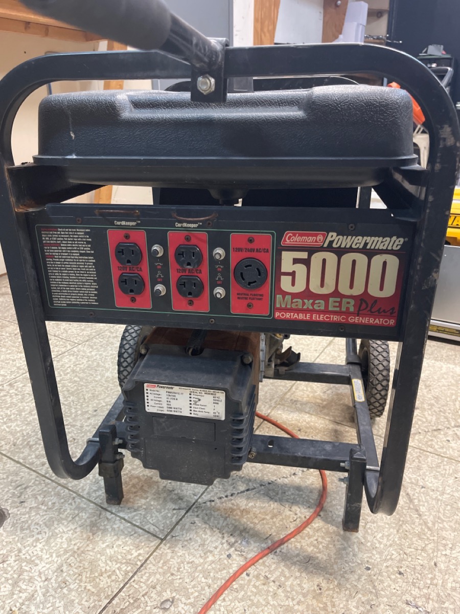 COLEMAN PM0525312.17 POWERMATE MAXA 5000 ER Good Sharp Assets LLC