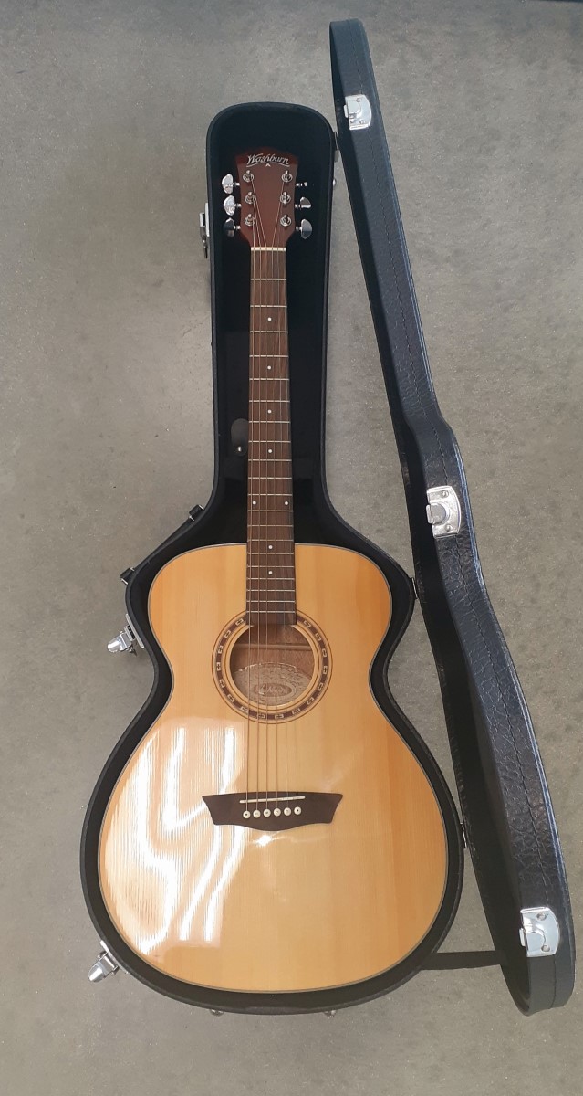 Washburn Guitar WF5K With Hard Case Like New Buya