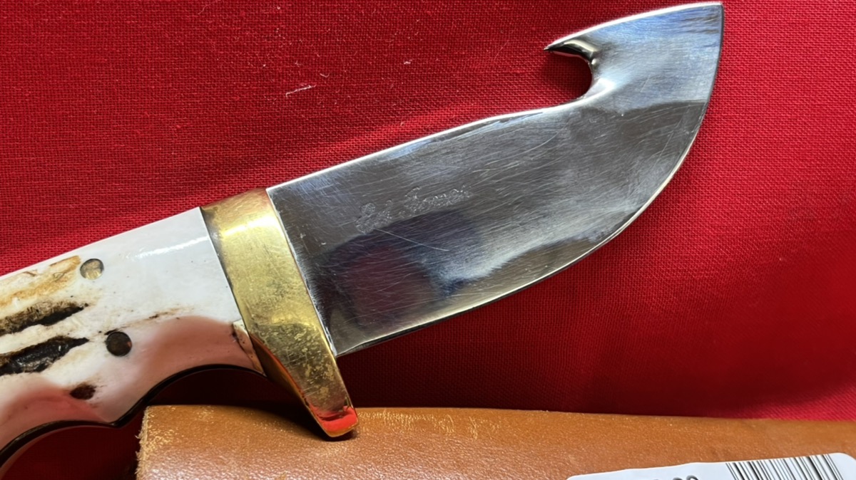 Ed Jones Fixed Blade Hunting Knife Custom Oklahoma CIty Knife Maker w