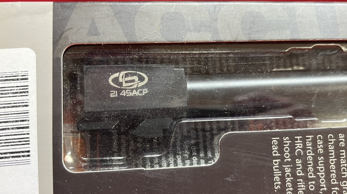 Storm Lake Match Barrel For Glock 21 .45 ACP 5.30" Threaded Black GL21