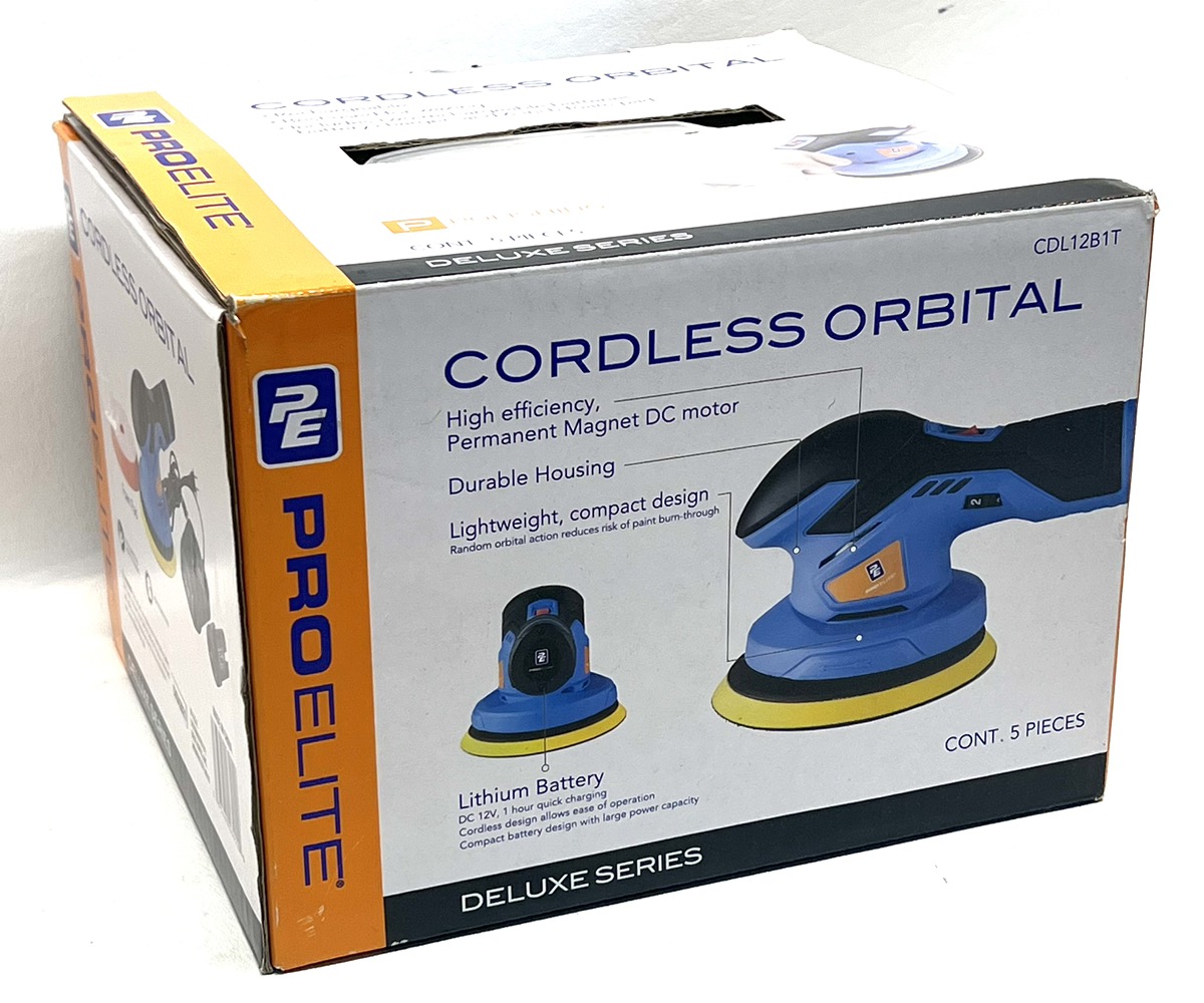 ProElite 6in 5000 RPM Orbital Buffer Polisher Model CDL12B1T Like New