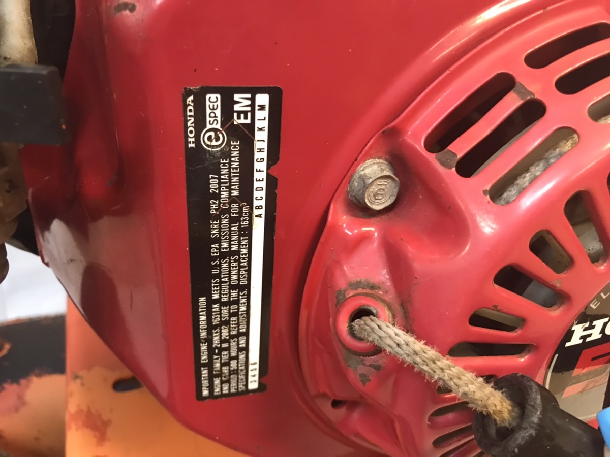 RIDGID GAS POWERED WHEELBARROW AIR COMPRESSOR GP90135A ASIS For parts