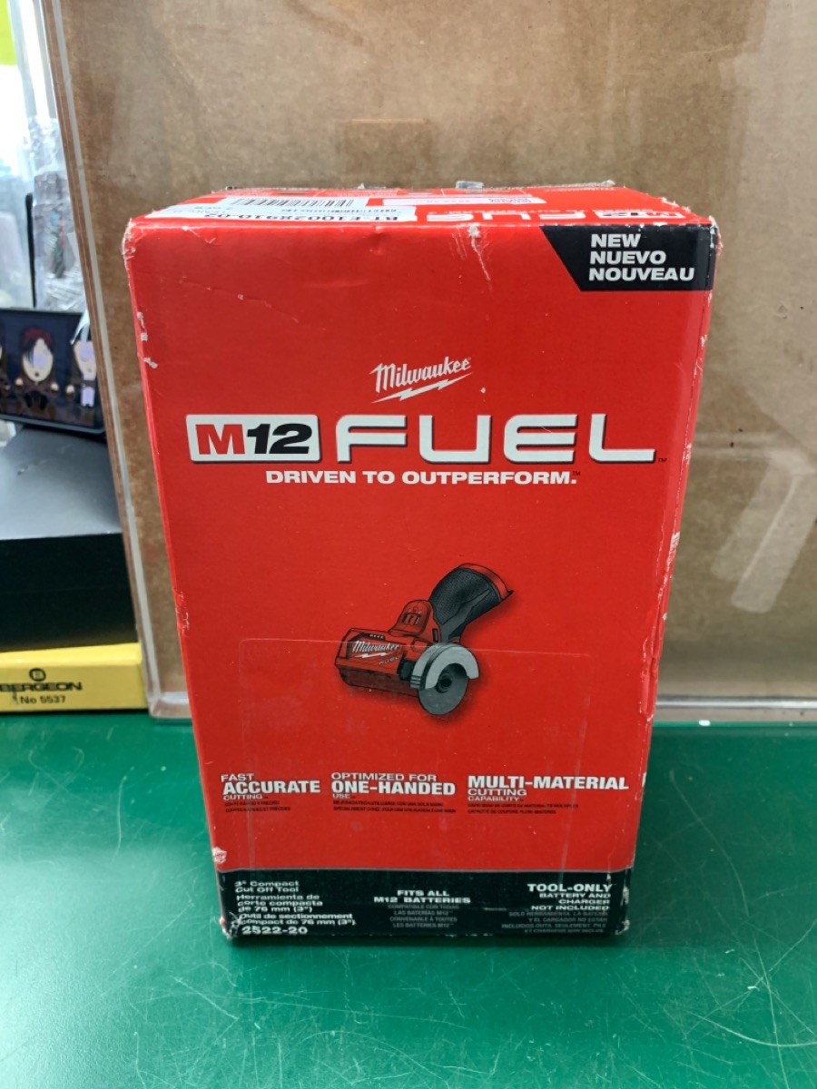 Milwaukee 252220 M12 FUEL 3" Compact Cut Off Tool (Tool Only) Brand