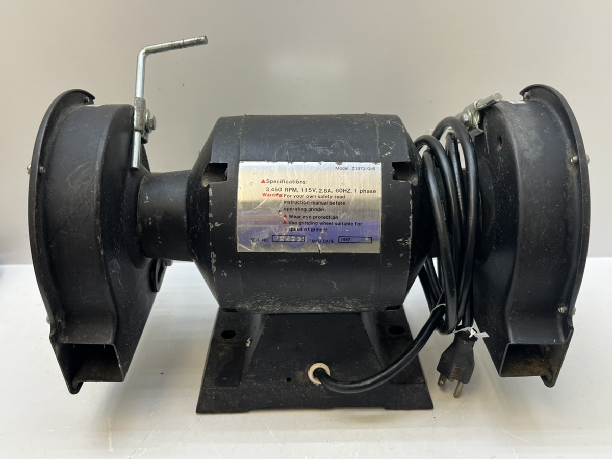 Alltrade 1973G6 6" Bench Grinder All Ball Bearing 1/2 hp Good