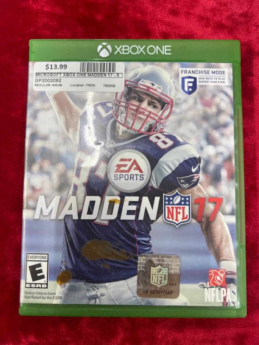 MICROSOFT MADDEN 17 - XBOX 360 Very Good | Buya