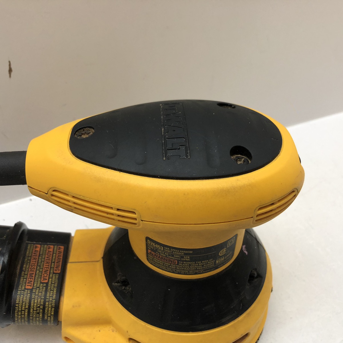 DeWalt D26453 Corded Electric 5" Variable Speed Random Orbital