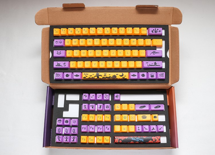Ducky Halloween Keyboard Keycaps Like New Buya