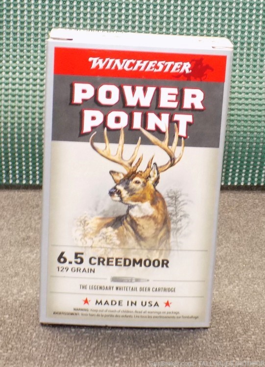 WINCHESTER X651 POWER POINT 6.5 CREEDMOOR 129 GR 20RNDS Brand New