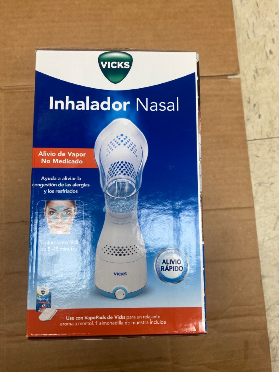 Vicks Personal Steam Inhaler with Variable Steam Control & Soft Mask ...