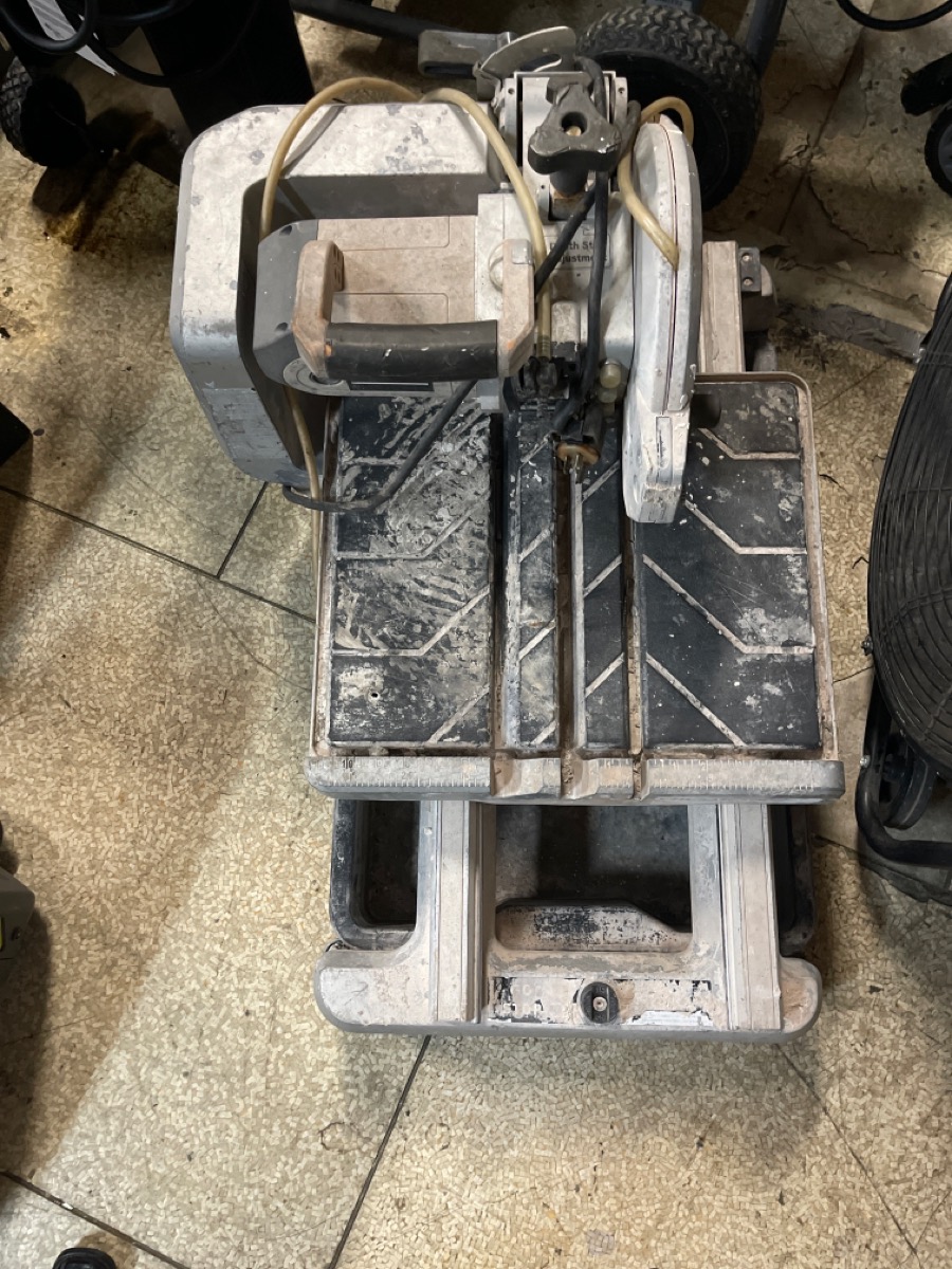 RIDGID WTS2000L CORDED TABLE TOP TILE SAW *local pickup only (oe) Very Good Buya