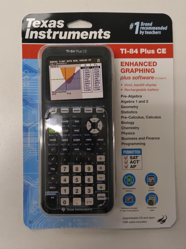 Texas Instrument TI-84 Plus CE Enhanced Graphing Calculator BRAND NEW ...