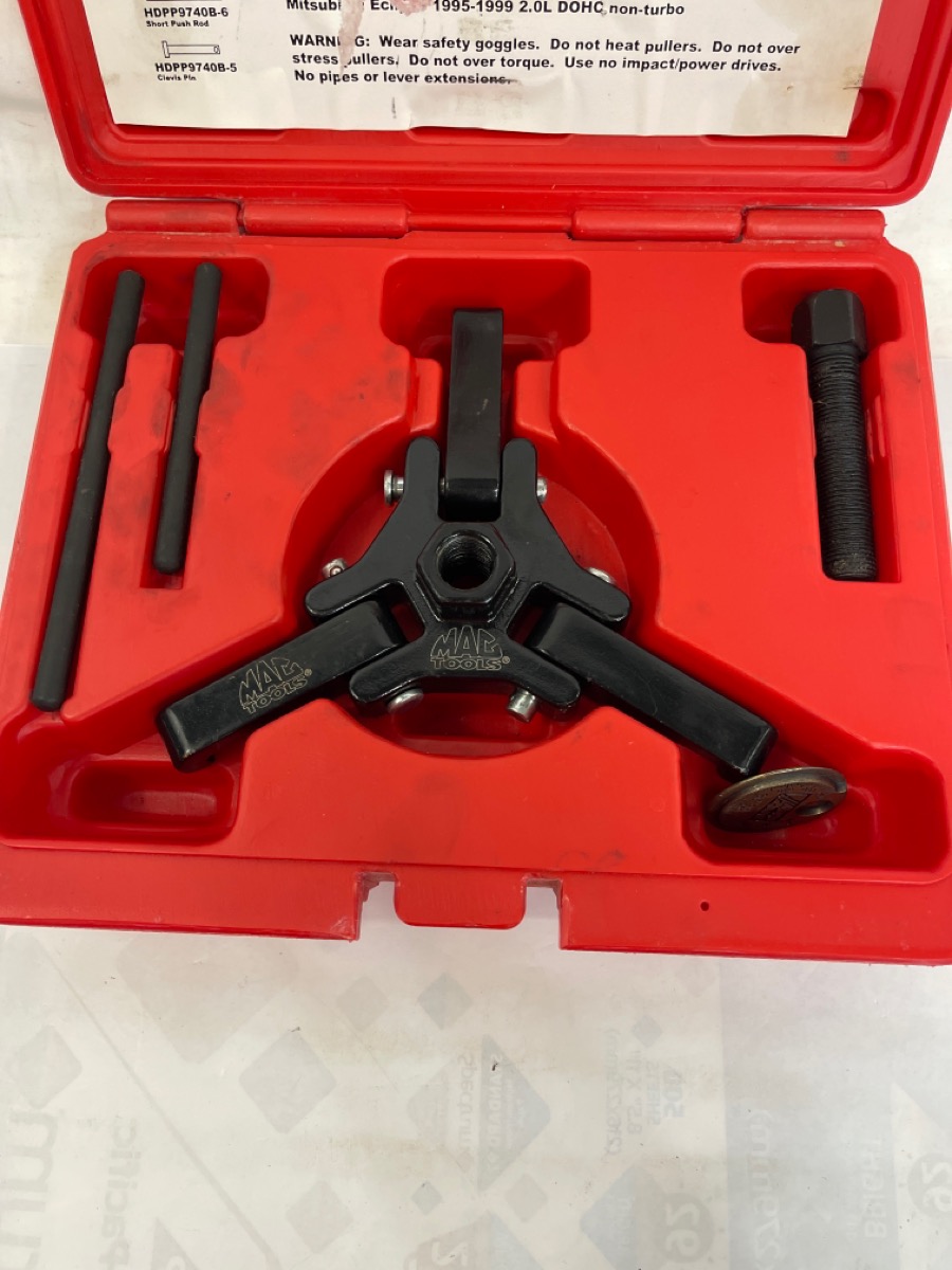 MAC HPDPP9740B HARMONIC PULLY PULLER W/2 PUSH RODS (me) Very Good Buya