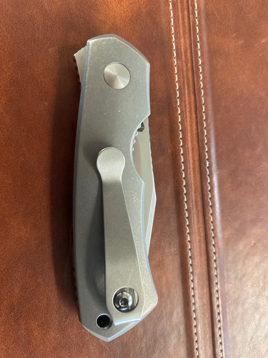 The Vox Dapper Titanium Pocket Knife Blade HQ Exclusive M390 Very Good