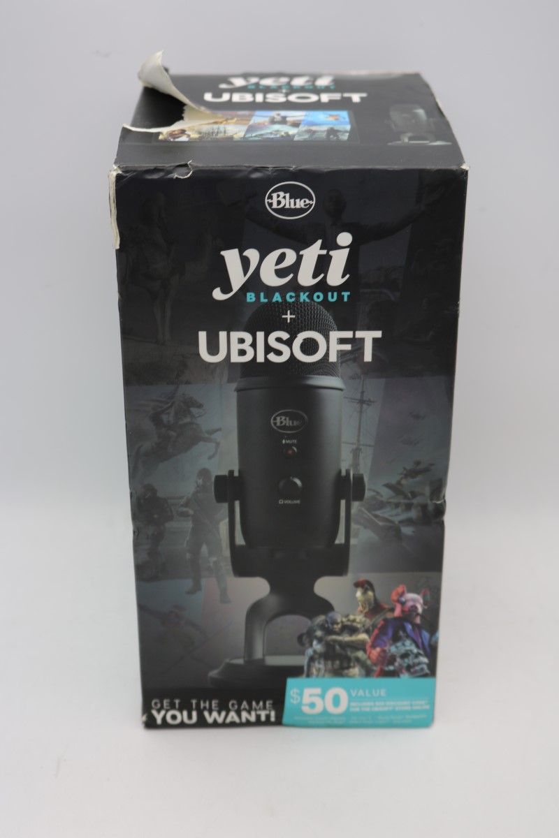 BLUE MICROPHONES YETI BLACKOUT + UBISOFT USB MICROPHONE Brand New Buya