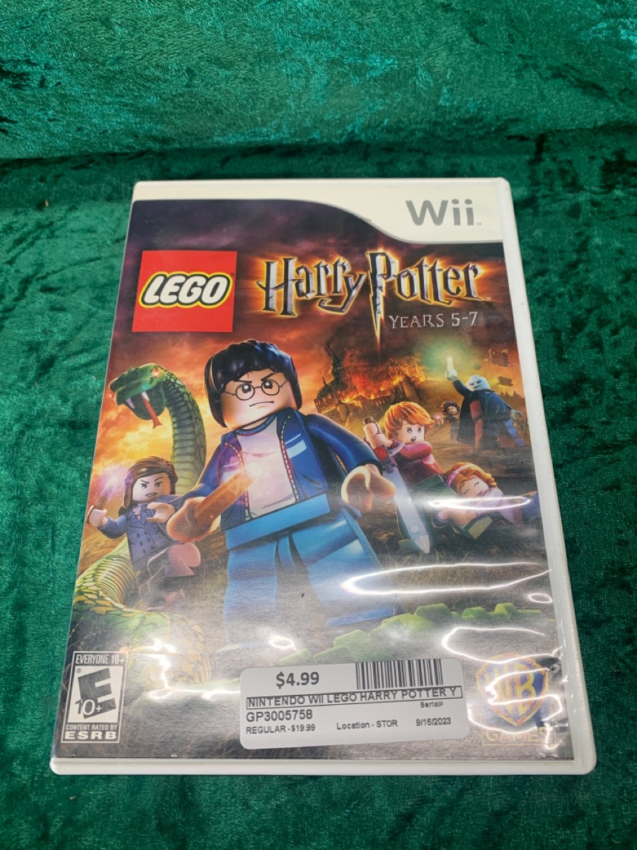 Lego Harry Potter 5-7 Wii Codes NINTENDO LEGO HARRY POTTER YEARS 5-7 WII Good | HFO