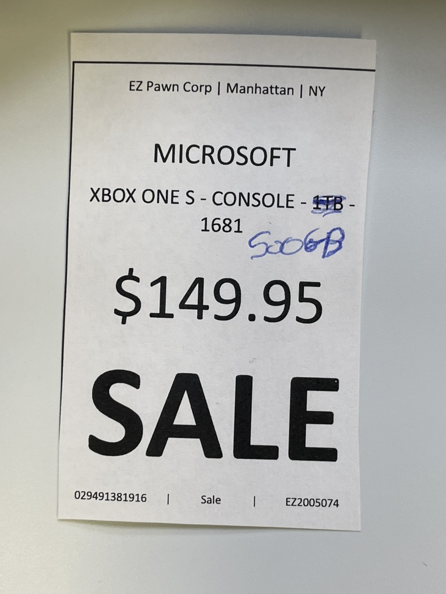 XBOX ONE S MODEL 1681 500GB ( TESTED ) Good Buya