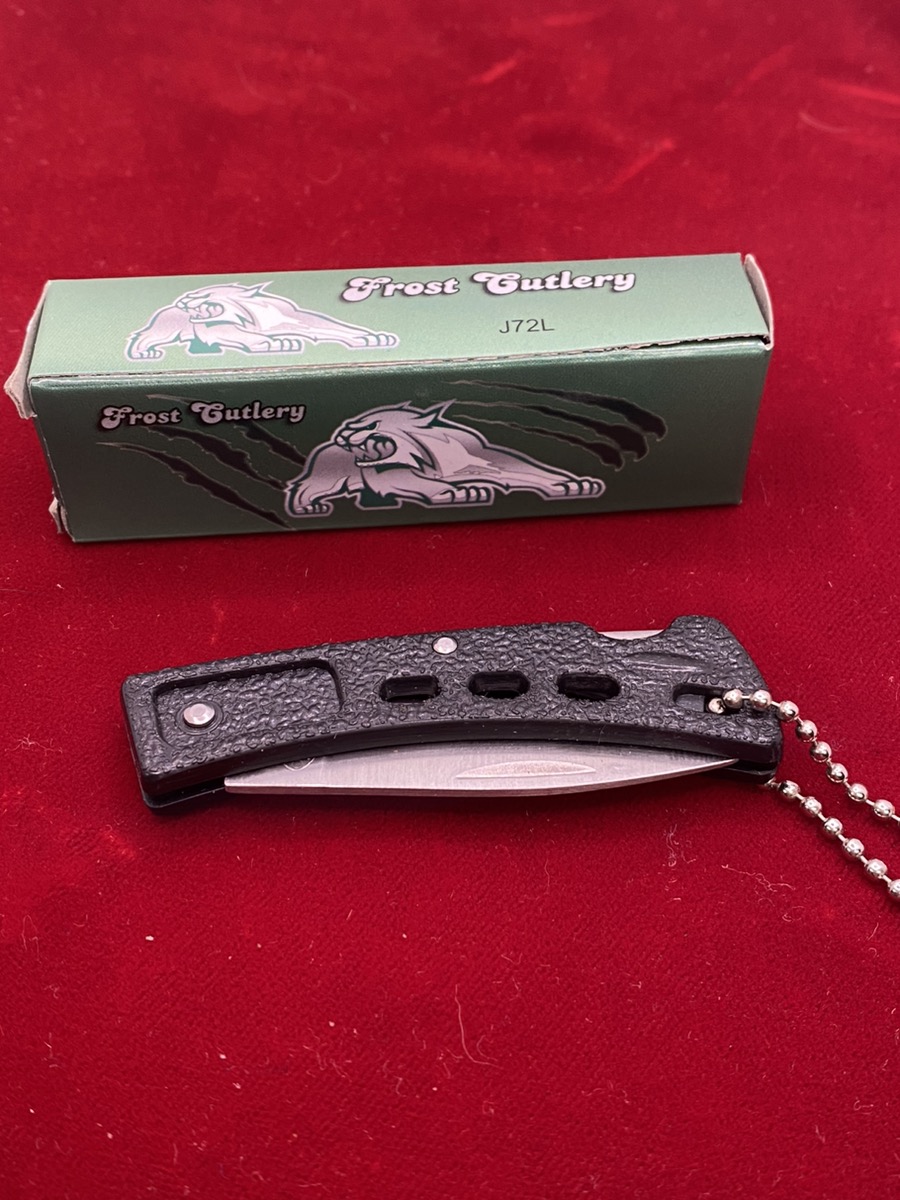 FROST CUTLERY SMALL BLACK POCKET KNIFE Like New Buya