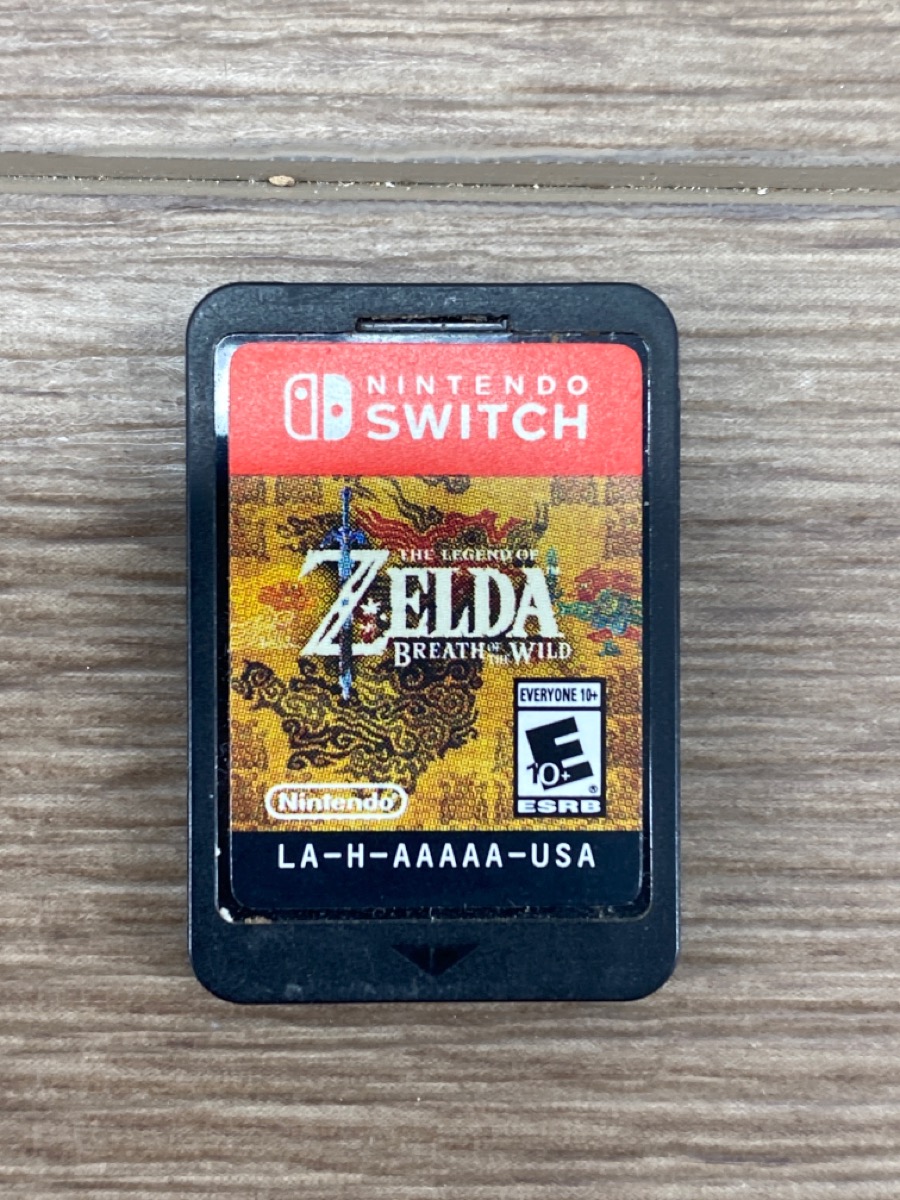 NINTENDO SWITCH ZELDA BREATH OF THE WILD CARTRIDGE ONLY Very Good ...