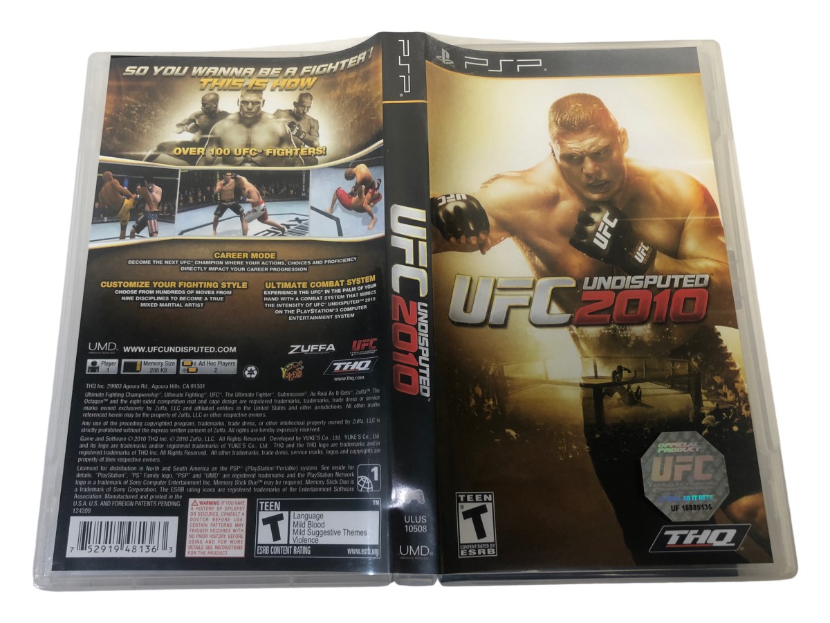 Sony PSP UFC Undisputed 2010 Good Heartland Pawnbrokers Kansas