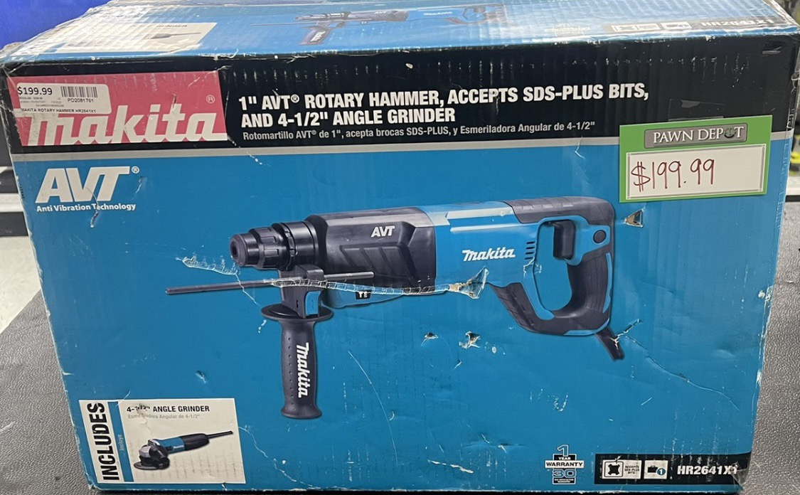 Makita HR2641X1 SDSPLUS AVT Rotary Hammer w/ Case Brand New Buya