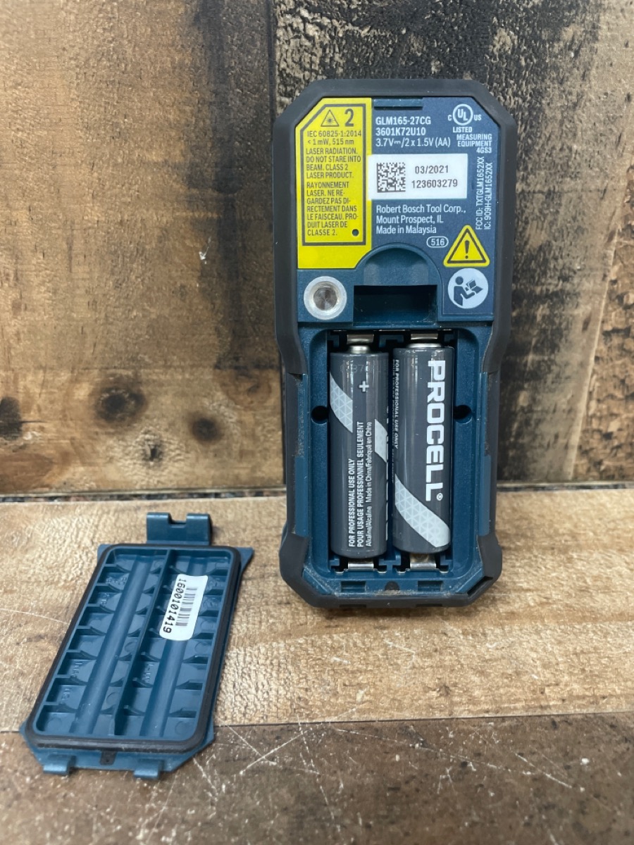 BOSCH BLAZE GLM16527CG 165 FT. GREEN LASER DISTANCE TAPE MEASURE