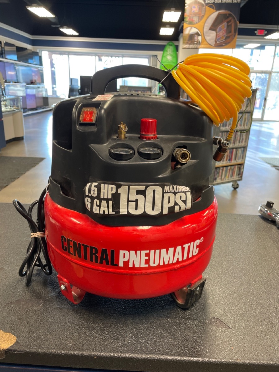 CENTRAL PNEUMATIC 6 GALLON AIR COMPRESSOR Brand New Pawn 1 Spokane WA