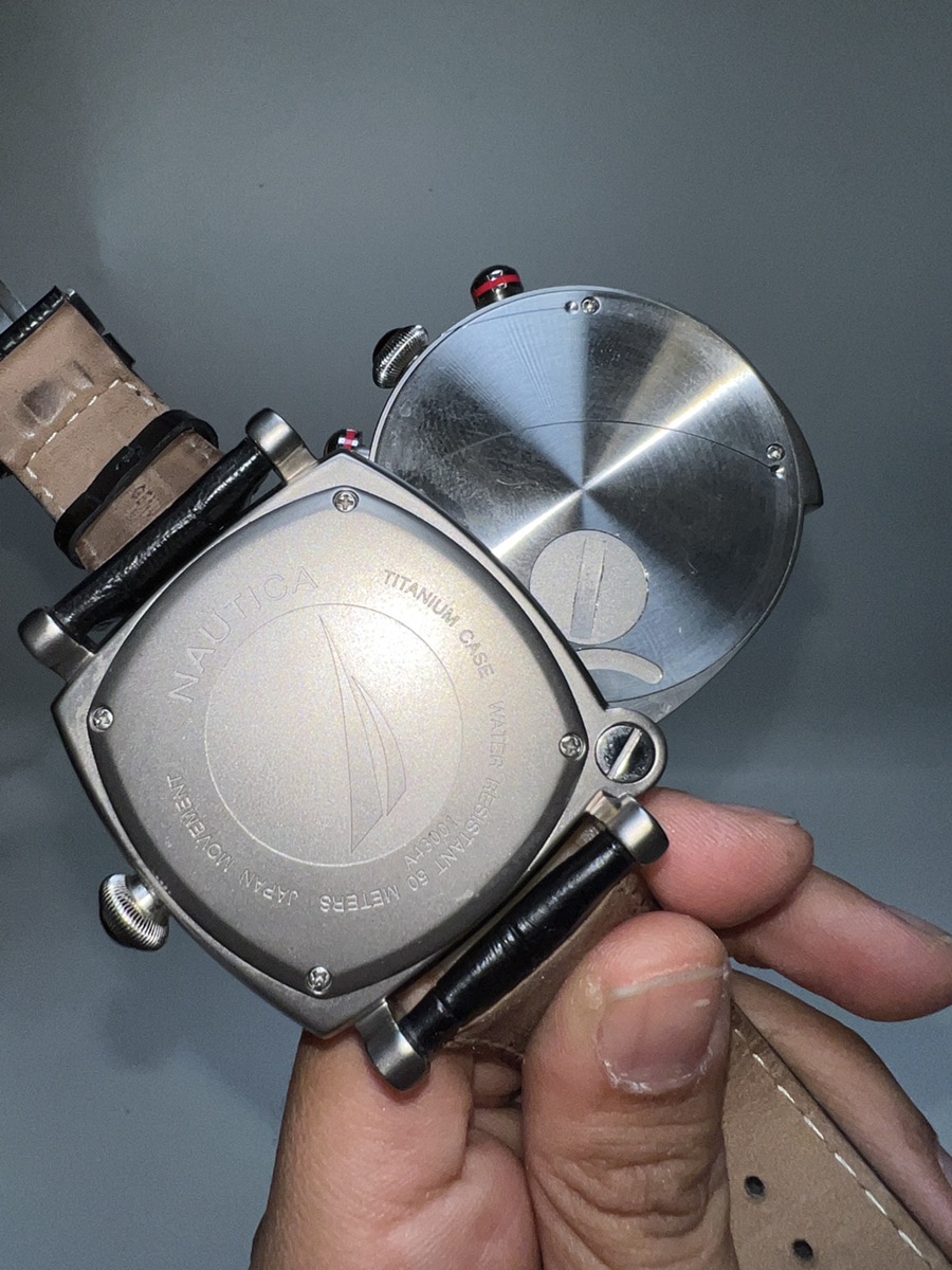 RARE NAUTICA SPETTACOLARE CHRONOGRAPH DUO FACE WATCH 44MM A43001 Like ...